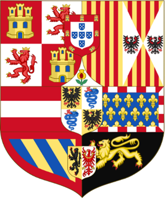 Arms of the King of Spain as Monarch of Milan (1580-1700).svg