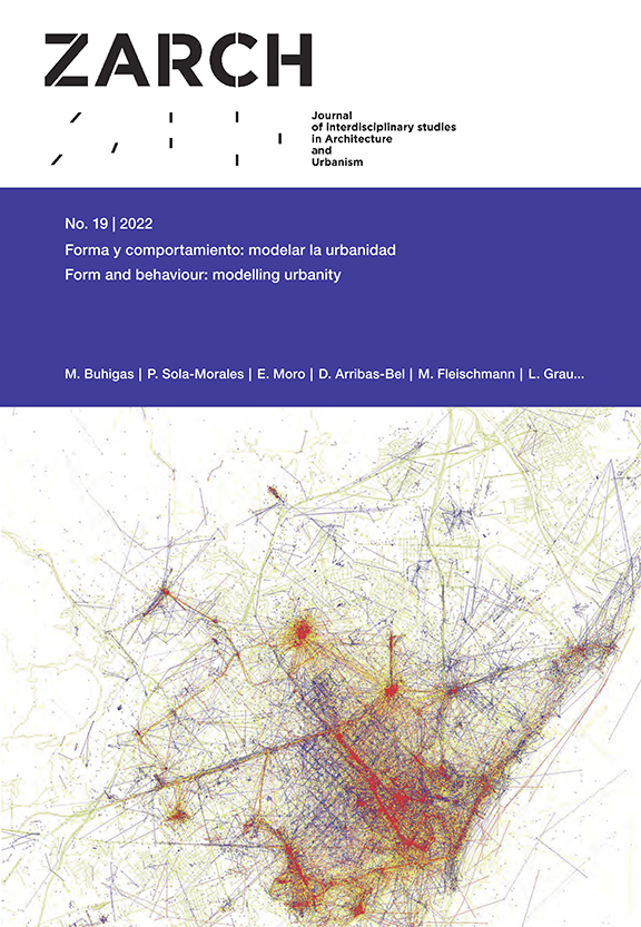 					Ver Núm. 19 (2022): Forma y comportamiento: modelar la urbanidad
				